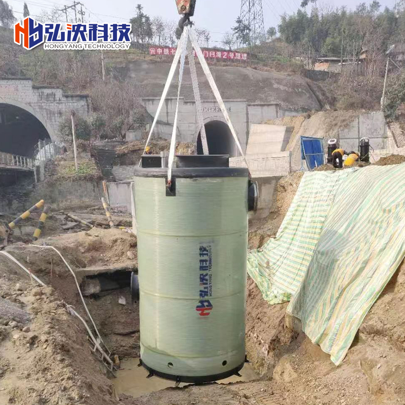 智能一體化玻璃鋼泵站-預製出廠