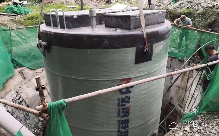 上海一體(ti) 化玻璃鋼泵站廠家