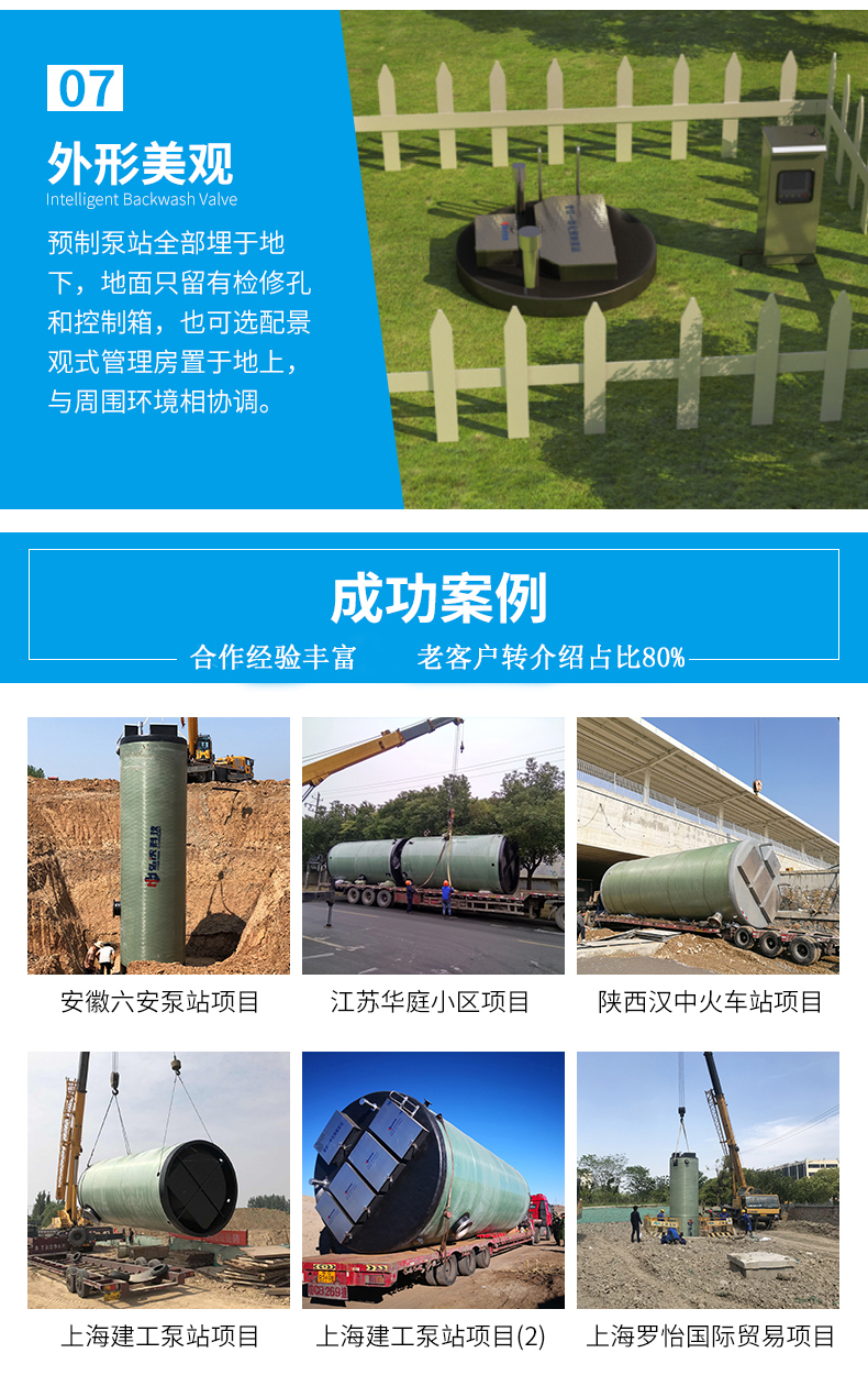 一體(ti) 化預製泵站