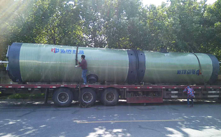 濟南玻璃鋼一體(ti) 化預製泵站生產(chan) 廠家