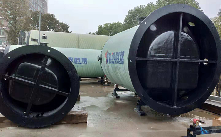 一體(ti) 化汙水預製泵站應用