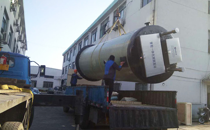廣東(dong) 玻璃鋼預製泵站安裝注意事項
