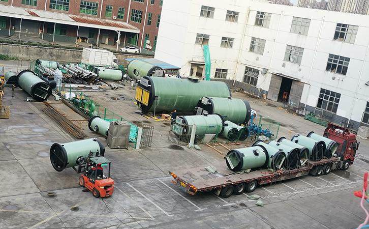 湖北玻璃鋼預製泵站安裝