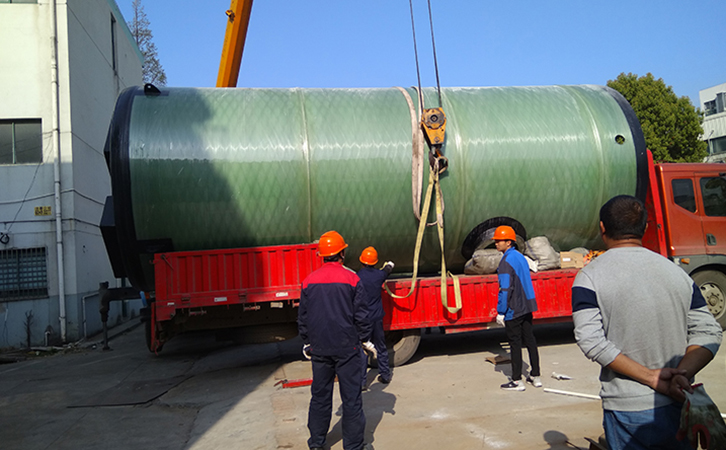 廣東(dong) 玻璃鋼預製泵站應用