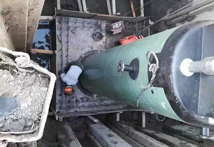 玻璃鋼一體(ti) 式泵站廠家