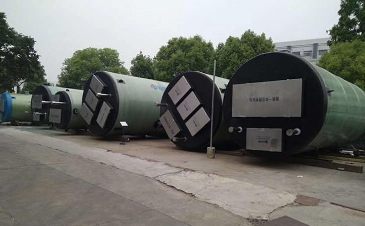 玻璃鋼一體(ti) 化預製泵站