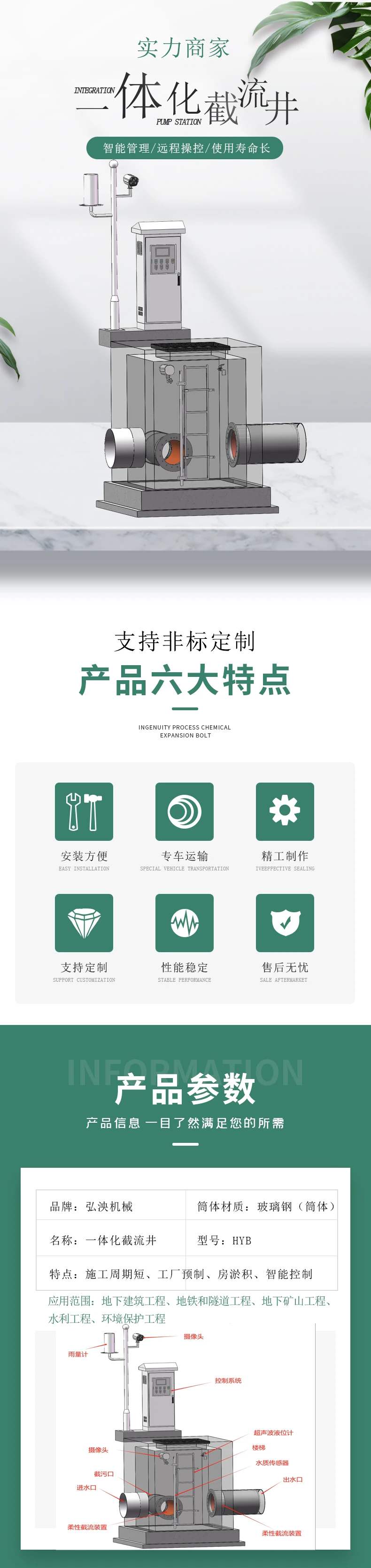 插入式截流井-不鏽鋼雨汙分離設備